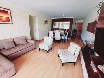 VENDO HERMOSO DEPARTAMENTO 3 DORM. TERRAZA /BALCÓN, AREA SERVICIO COMPLETA