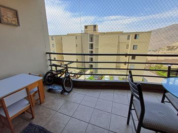 VENDO HERMOSO DEPARTAMENTO 3 DORM. TERRAZA /BALCÓN, AREA SERVICIO COMPLETA