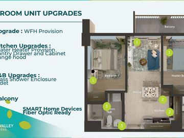 2 BEDROOM WITH BALCONY FOR SALE AT SIERRA VALLEY GARDENS TOWER 4