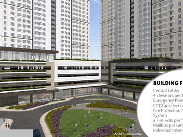 1 BEDROOM WITH BALCONY FOR SALE | Preselling Property in South Park District Alabang, Muntinlupa City