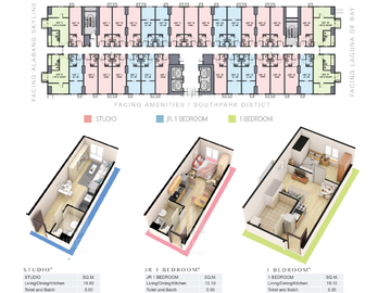 No Downpayment! 1 BEDROOM WITH BALCONY FOR SALE | Preselling Property in South Park District Alabang, Muntinlupa City