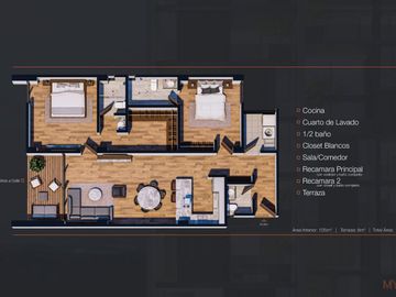 DEPARTAMENTO EN VENTA EN PEDREGAL TORRE MYSTIQ
