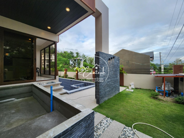 Brand new furnished single house and lot for sale with pool in Cebu City