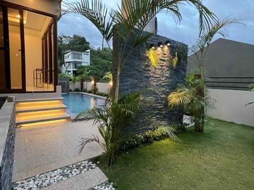 Brand new furnished single house and lot for sale with pool in Cebu City