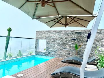 VENTA DEPARTAMENTO ESTUDIO, 1 DORM. AREAS COMUNES, BARRANCO