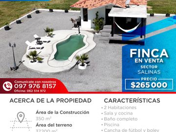 Finca de Venta en Salinas-Ibarra