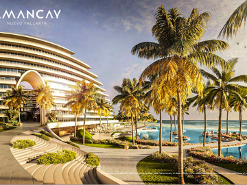 DEPARTAMENTO EN VENTA FRENTE AL MAR EN NUEVO VALLARTA EN AMANCAY CON VISTA AL MAR