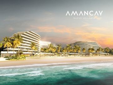 DEPARTAMENTO EN VENTA FRENTE AL MAR EN NUEVO VALLARTA EN AMANCAY CON VISTA AL MAR