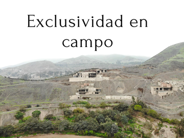SE VENDE TERRENO EN PACHACAMAC *EXCELENTE UBICACIÓN *DISEÑA TU CASA DE CAMPO SOÑADA