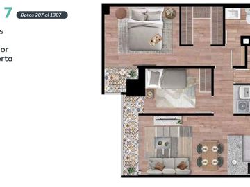 VENTA DE DEPARTAMENTO DE ESTRENO EN SANTA BEATRIZ 58.96M2