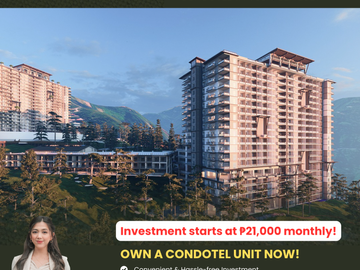 Condotel Studio unit for sale in Tuba Benguet