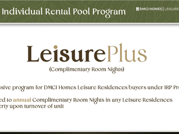 Moncello Crest  Luxury Resort in Benguet DMCI Preselling Condotel