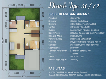 PROMO HEBOH !!, Rumah BARU GRESS Graha Persada Indah Regency Gresik, FREE BIAYA-BIAYA