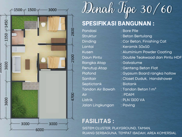 PROMO HEBOH !!, Rumah BARU GRESS Graha Persada Indah Regency Gresik, FREE BIAYA-BIAYA