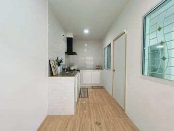 บ้านมือสอง พร้อมอยู่ มีนบุรี นิมิตใหม่ ใกล้โรงเรียนสารสาร์ทนิมิตใหม่  หมู่บ้าน พฤกษาวิลล์ 62/1 ทำเล ใกล้ถนนเดินเข้าออกได้