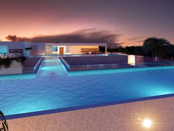 Departamento con rooftop con alberca privada, en venta, Aldea Zamá, Tulum.