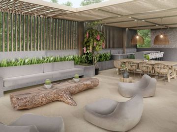 Penthouse cerca de la playa, terraza común con vista al mar, alberca, area de asador y gimnasio, adaptado para silla de ruedas, en pre-construccion, v