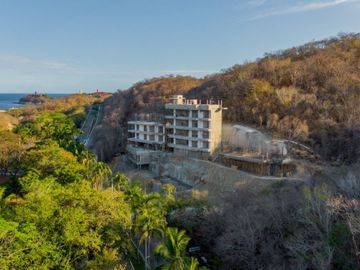 Penthouse cerca de la playa, terraza común con vista al mar, alberca, area de asador y gimnasio, adaptado para silla de ruedas, en pre-construccion, v
