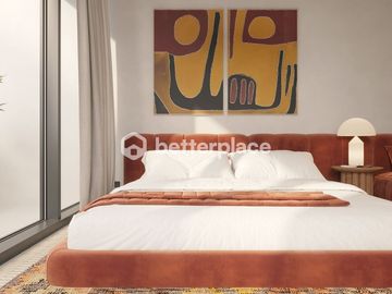 A Vision of Modern Living: Own a Cutting-Edge Leasehold 1-Bed Apartment Blending Minimalism and Tropical Serenity in Bali