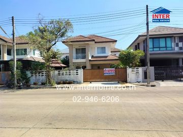 2-storey detached house, 65 sq m, Sammakorn Village, Rangsit, Khlong 7, Kanchanaphisek Road, Rangsit-Nakhon Nayok Road, Thanyaburi, Pathum Thani