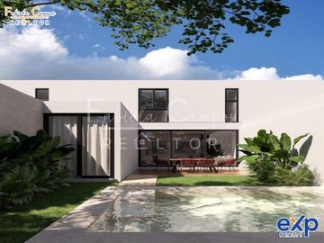 Casa de 2 plantas y 2 recamaras en venta en Komchen Yucatán - entrega 12 MESES CRÉDITO BANCARIO