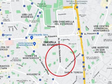Surco CHACARILLA – DUPLEX Penthouse de 3dorm + Cocina Equipada + Terraza con Jardín + Balcón
