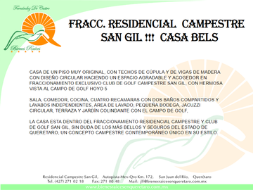 CASA EN SAN GIL CON VISTA PRIVILEGIADA AL CAMPO DE GOLF