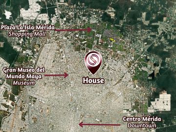 Casa con jardín y alberca privada, en venta, Montecristo, Mérida