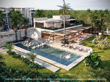 Departamento de 3 habitaciones en Playa del Carmen, últimas unidades de OFERTA !!