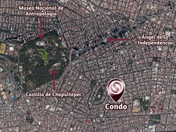 Condo con roof garden común, en venta, Cuauhtémoc, CDMX