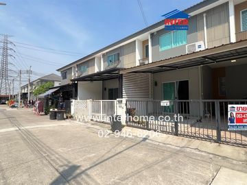 2-storey townhouse, 17.8 sq.w., Pruksa Rama 2-Ekachai Village, Rama 2 Road, Ekachai Road, Khlong Si Wa Road, Mueang Samut Sakhon, Samut Sakhon