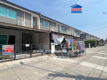 2-storey townhouse, 17.8 sq.w., Pruksa Rama 2-Ekachai Village, Rama 2 Road, Ekachai Road, Khlong Si Wa Road, Mueang Samut Sakhon, Samut Sakhon