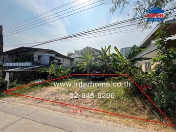 Vacant land 39 sq.w. Vacant land, Soi Ram Intra 50, near Sinphaet Hospital, Ram Intra, Soi Ram Intra 50, Ram Intra Road, Nawamin Road, Khan Na Yao Dis