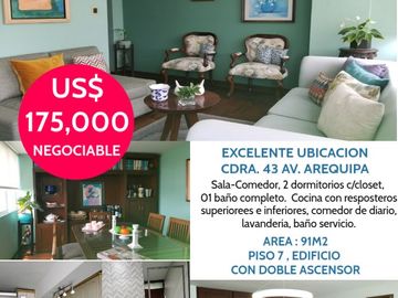 VENTA DE DPTO. EN MIRAFLORES