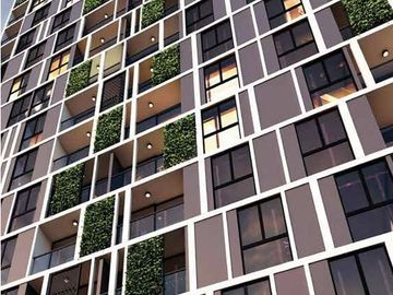 MODERNO DEPARTAMENTO EN VENTA EN SANTA BEATRIZ VISTA EXTERIOR PISO 14