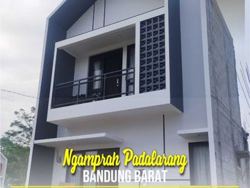 Jual Rumah MURAH Di Ngamprah Padalarang Bandung Barat Sisa 1 Unit HOOK Dkt Stasiun Dan Tol 2Lt 3KT