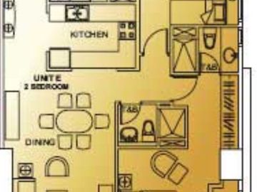 **strictly for buyer only** 2br Interior designed in The Residences at Greenbelt San Lorenzo Tower - 20th
