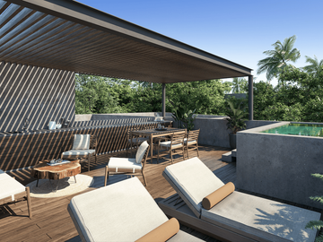 DEPARTAMENTO DE LUJO EN AVENIDA COBA TULUM