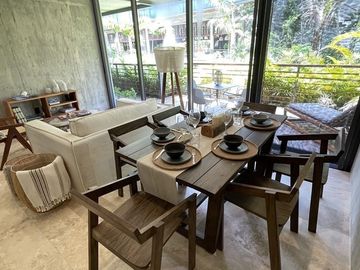 DEPARTAMENTO DE LUJO CON CENOTE PRIVADO A METROS DE LA PLAYA EN TULUM