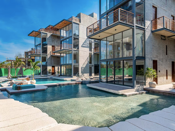 DEPARTAMENTO DE LUJO CON CENOTE PRIVADO A METROS DE LA PLAYA EN TULUM