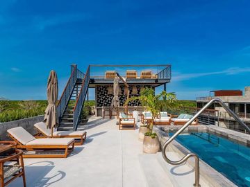 DEPARTAMENTO DE LUJO CON CENOTE PRIVADO A METROS DE LA PLAYA EN TULUM