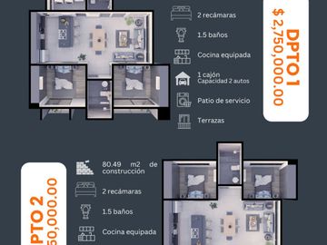 DEPARTAMENTOS EN PREVENTA EN VENTURA PUENTE •GILDARDO•