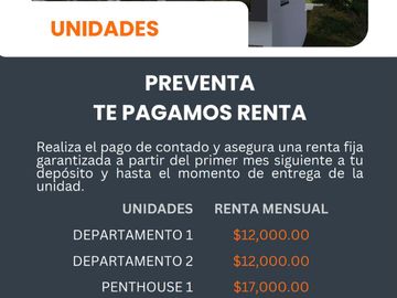 DEPARTAMENTOS EN PREVENTA EN VENTURA PUENTE •GILDARDO•