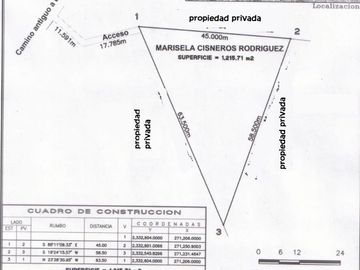 TERRENO CON ESCRITURAS EN LA SIERRA DE STA ROSA