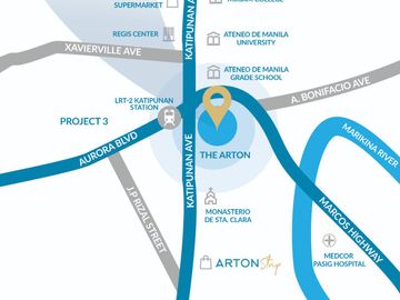 Studio unit in Katipunan, Quezon City