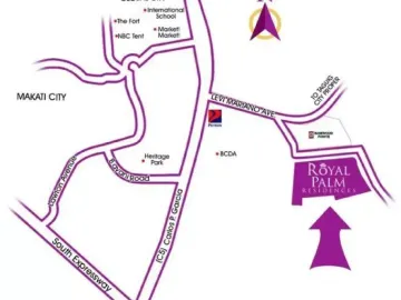 For Sale 2 Bedroom Furnished with Parking Royal Palm Residences Acacia Taguig