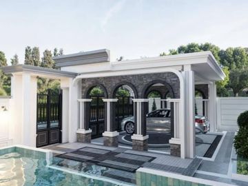 Modern Pool Villa 4 Bed, 4 Bath 91 sqw. @ Pong Ang Map Prachan