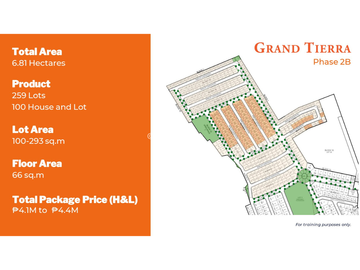 Grand Tierra Capas Tarlac 3 Bedroom House and lot for sale