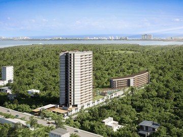 DEPARTAMENTO DOBLE ALTURA CON VISTAS PANORAMICAS EN CANCUN
