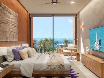 DEPARTAMENTO CON VISTA AL MAR Y CLUB DE PLAYA PRIVADO EN CANCUN